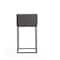 Manhattan Comfort Embassy Barstool in Grey and Black BS018-GY - alternate 3